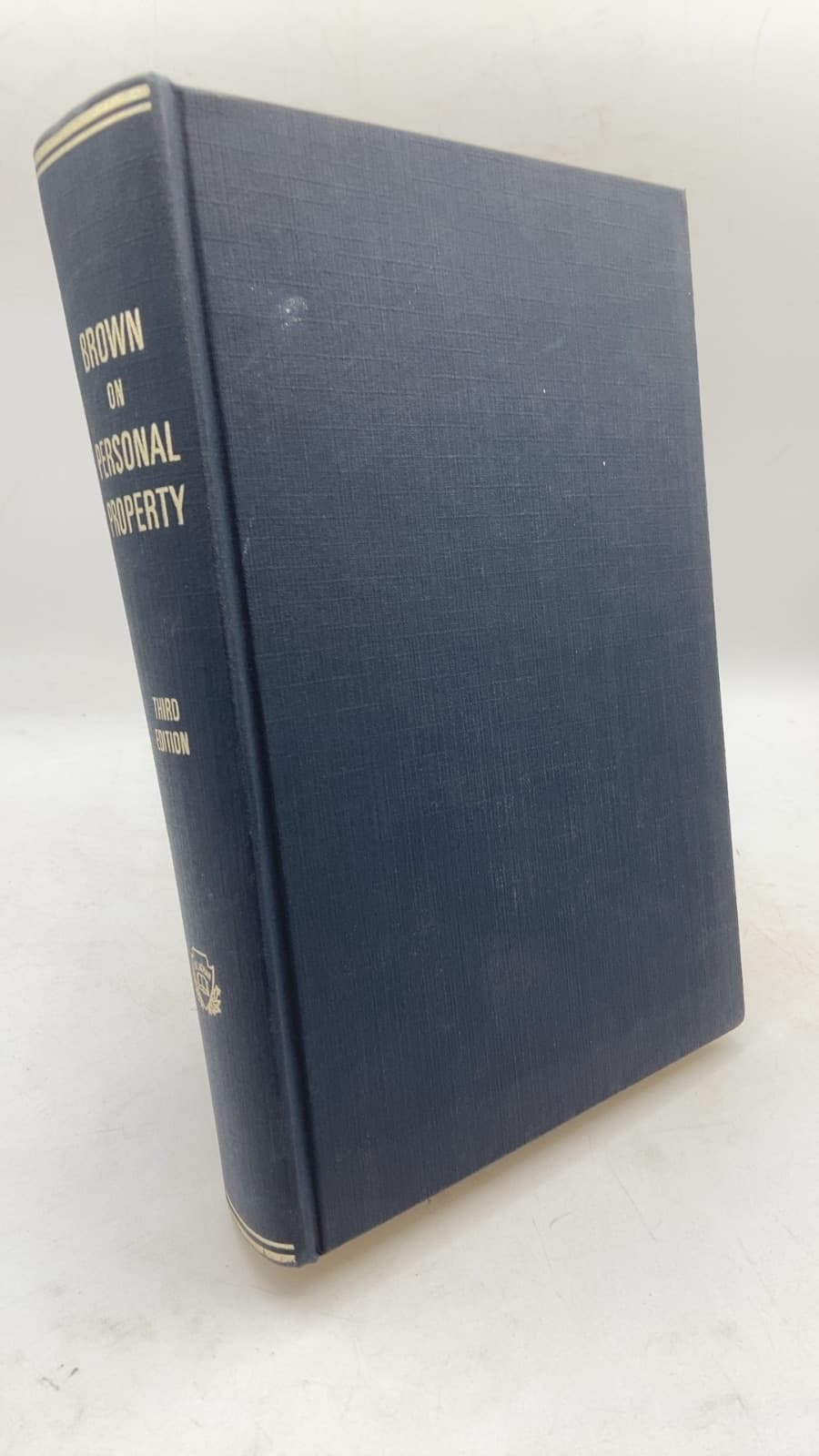 THE LAW OF Personal Property by RAY Andrews Brown - front cover