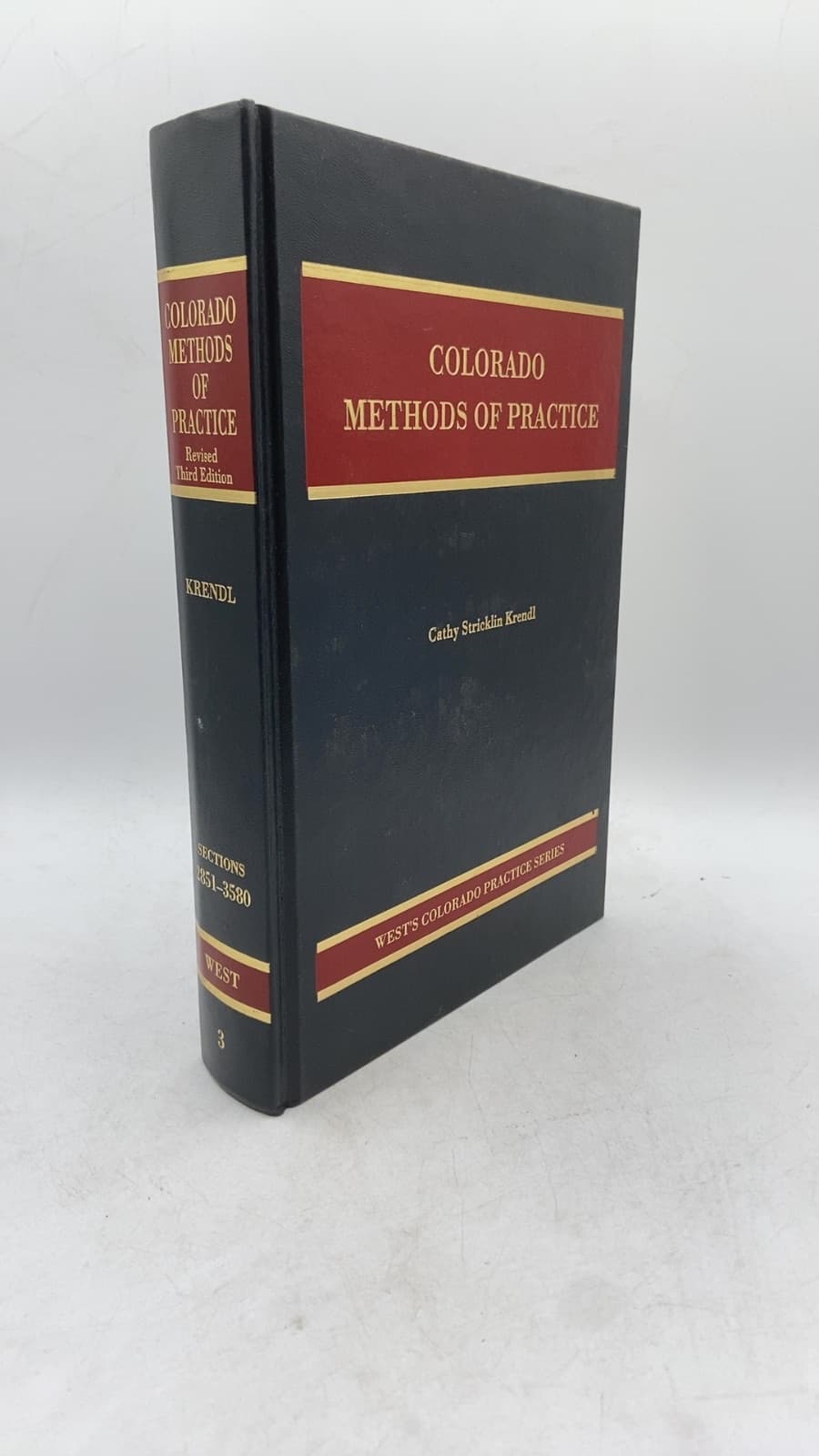 Vol. 3 Colorado Methods of Practice by Cathy Stricklin Krendl - front cover