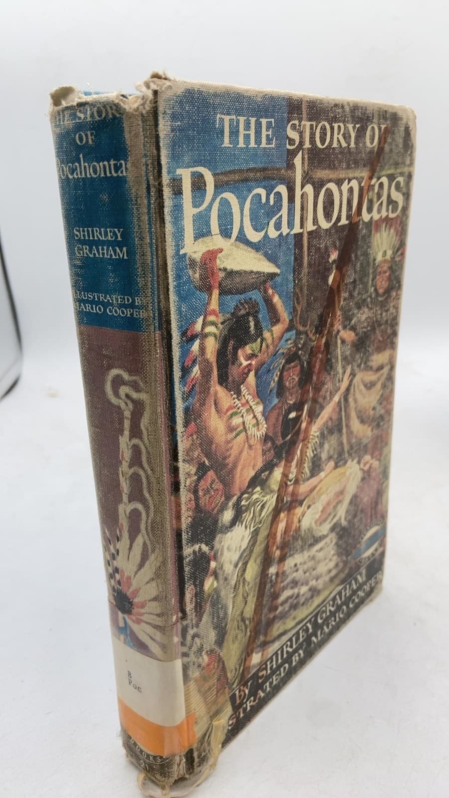 The Story of Pocahontas by Shirley Graham - front cover