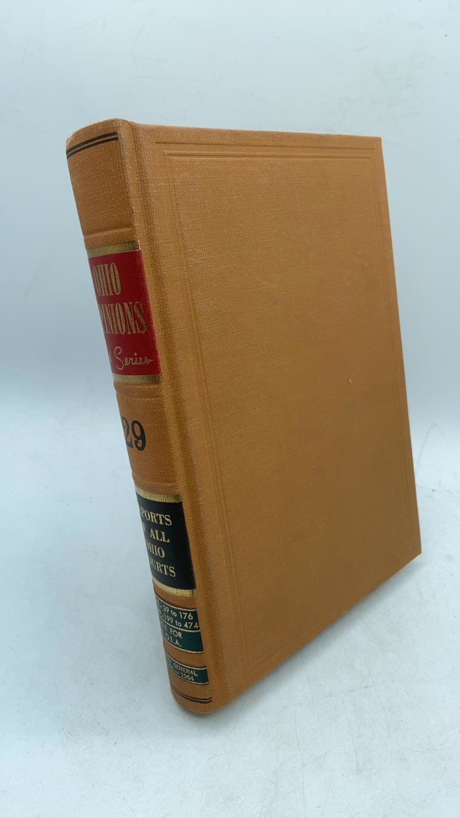 Ohio Opinions Second Series, Volume 29: Reports of Cases Argued and Determined in All Ohio Courts - front cover