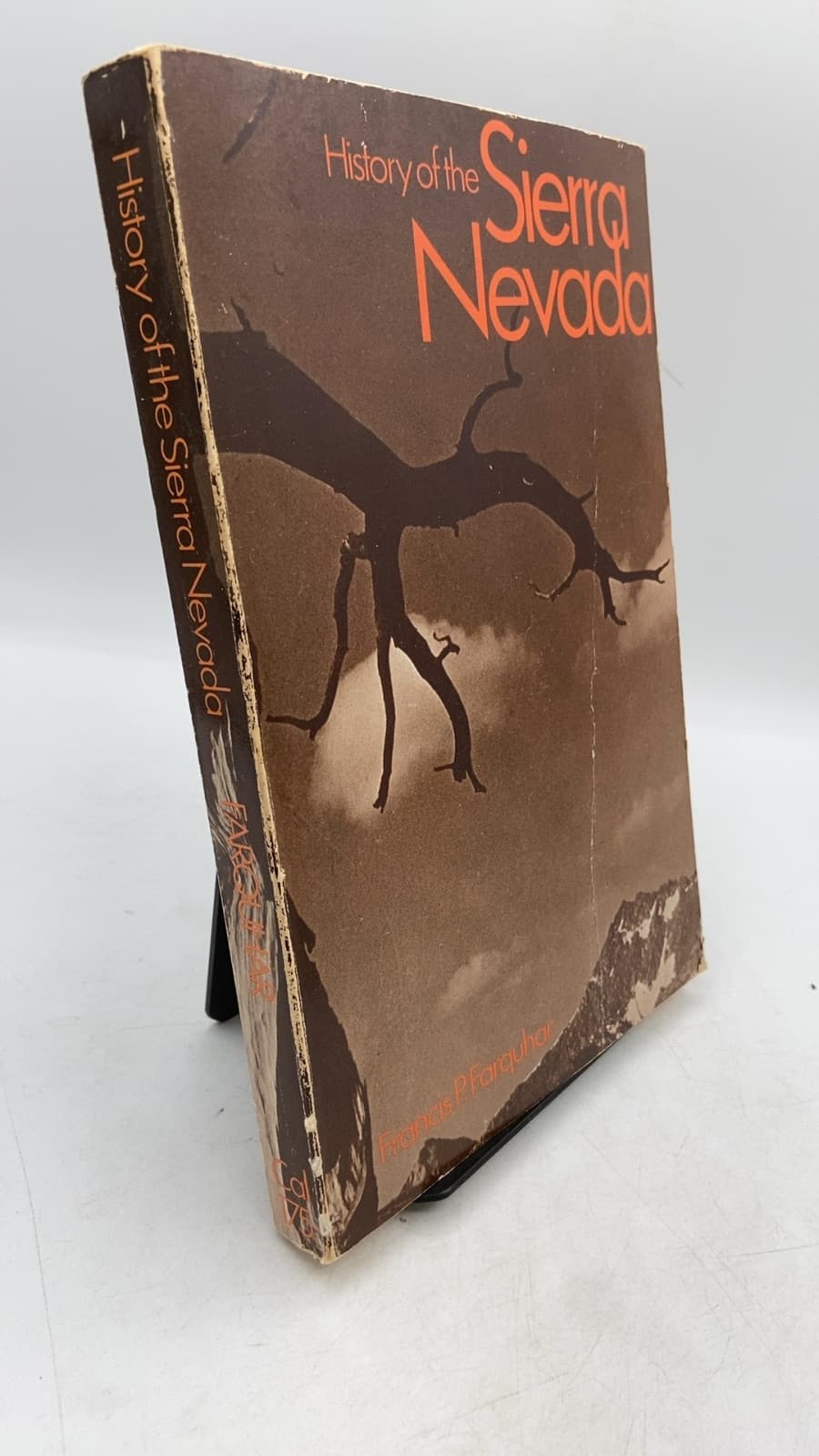 History of the Sierra Nevada by Francis P. Farquhar - front cover