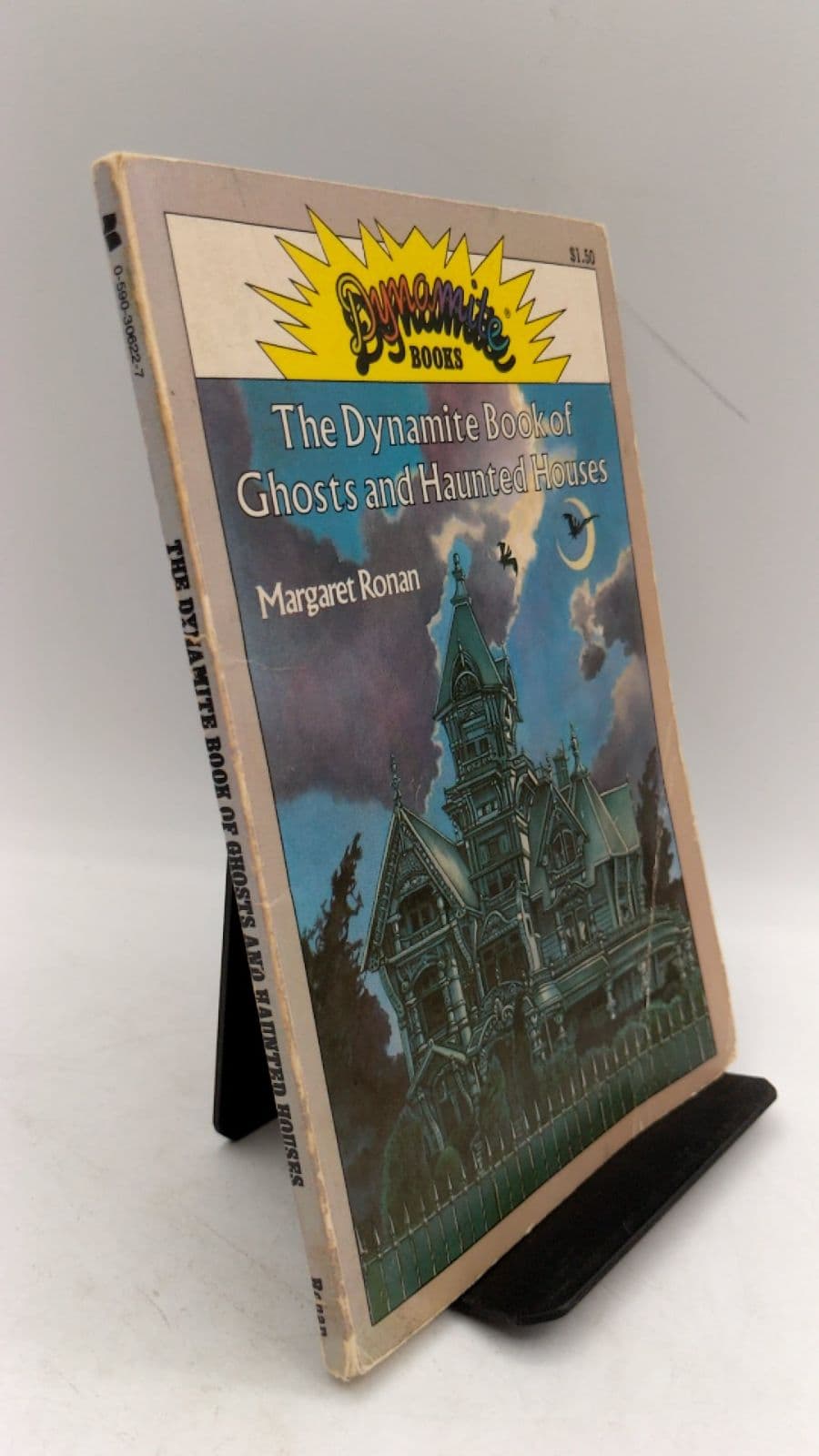 The Dynamite Book of Ghosts and Haunted Houses by Margaret Ronan - front cover
