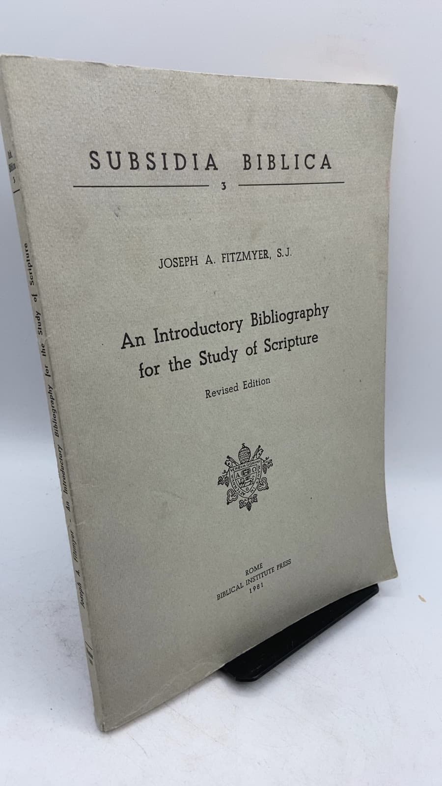 An Introductory Bibliography for the Study of Scripture by Joseph A. Fitzmyer, S.J. - front cover