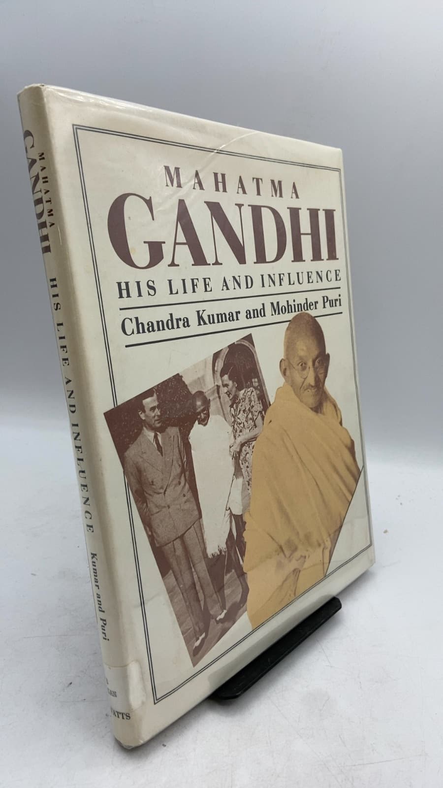 Mahatma Gandhi: His Life and Influence by Chandra Kumar & Mohinder Puri - front cover