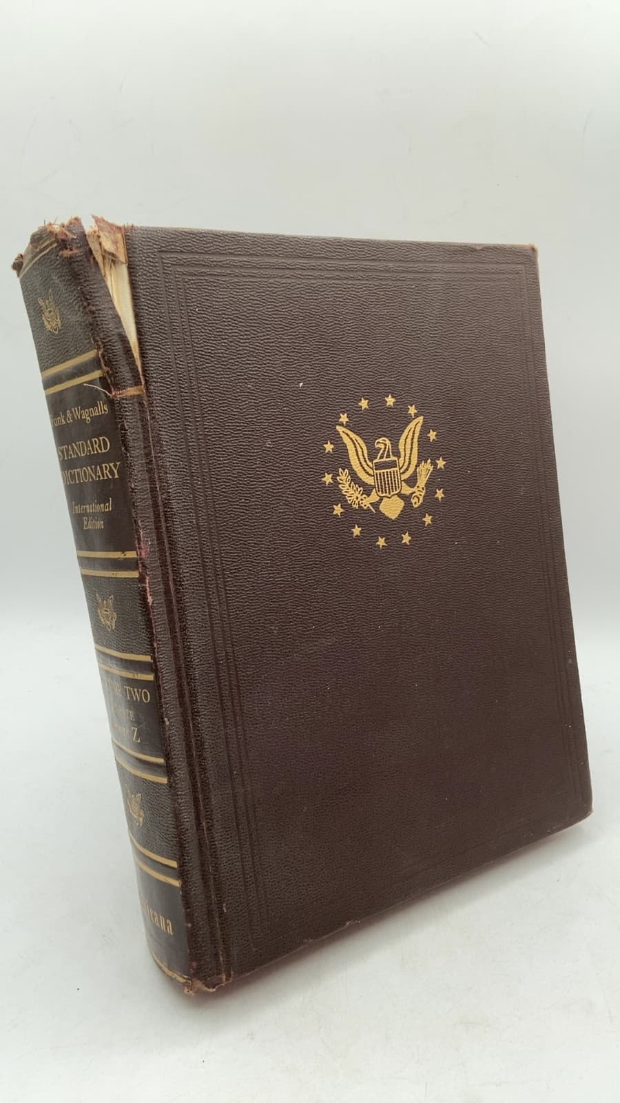 Funk & Wagnalls Standard Dictionary of the English Language International Edition - front cover