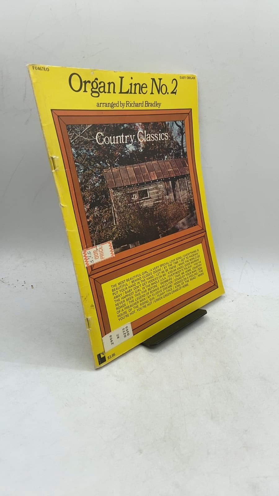 Organ Line No. 2: Country Classics by Richard Bradley - front cover