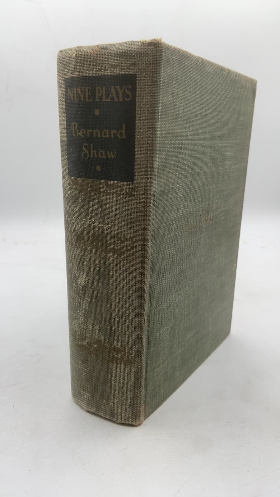 Nine Plays by Bernard Shaw - front cover
