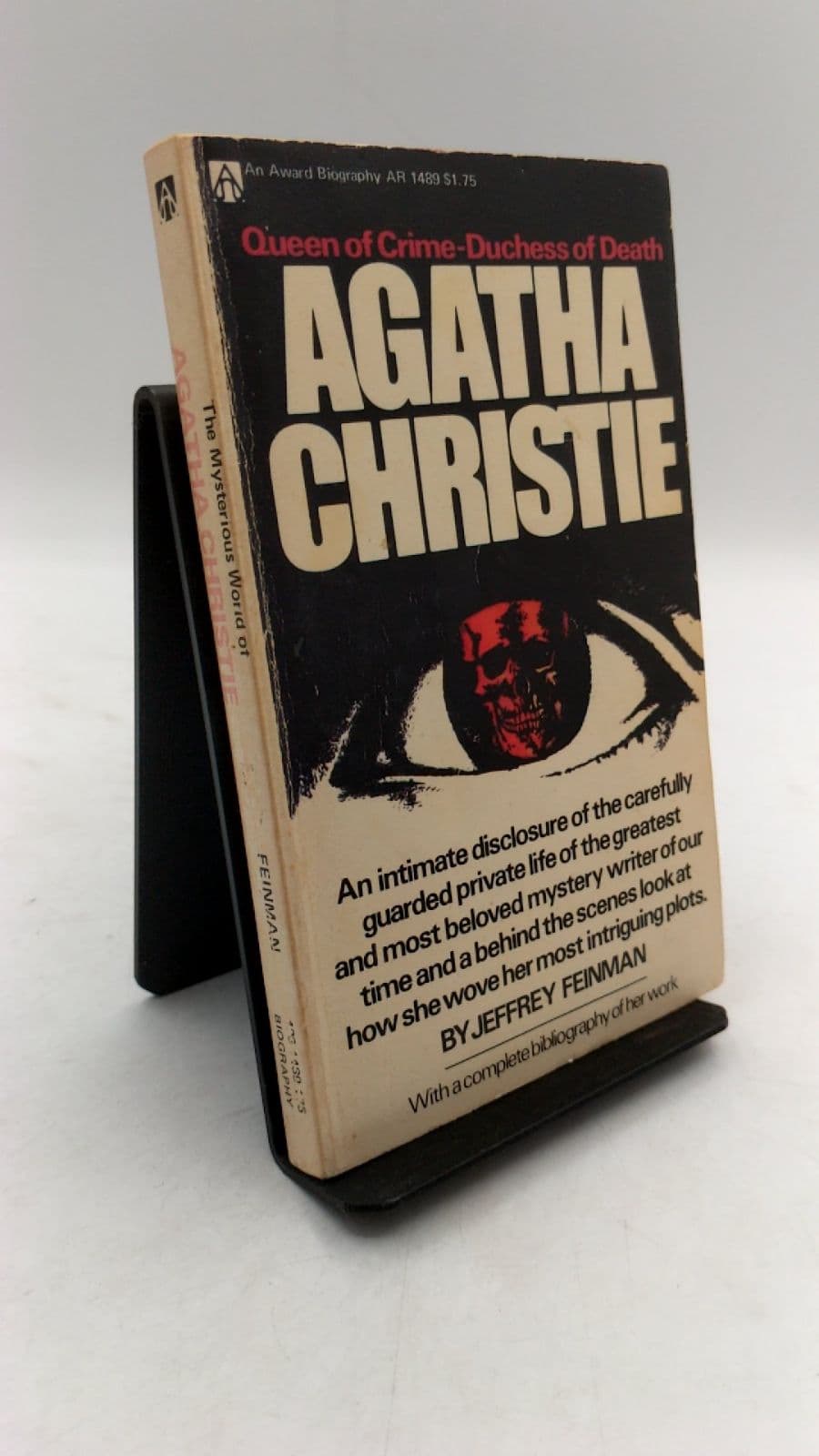 The Mysterious World of Agatha Christie by Jeffrey Feinman - front cover