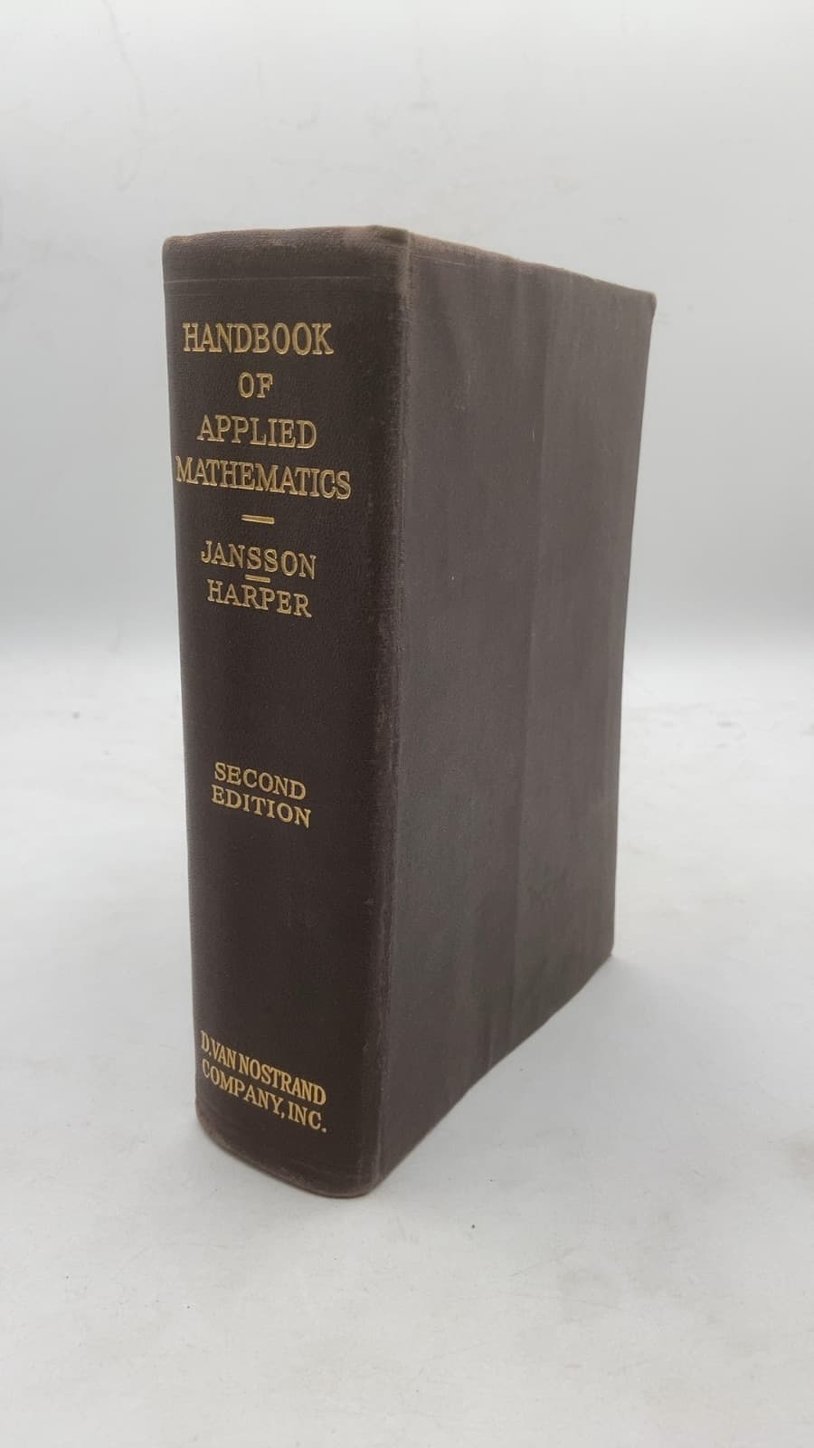 Handbook of Applied Mathematics by Martin E. Jansson, Herbert Druery Harper, Peter L. Agnew - front cover