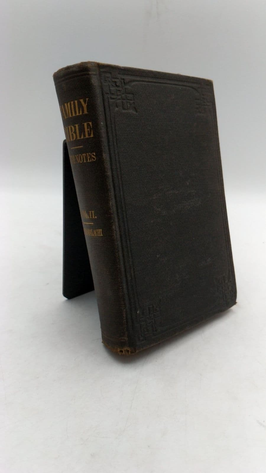 Family Bible with Notes. Vol. II. Job to Malachi. - front cover