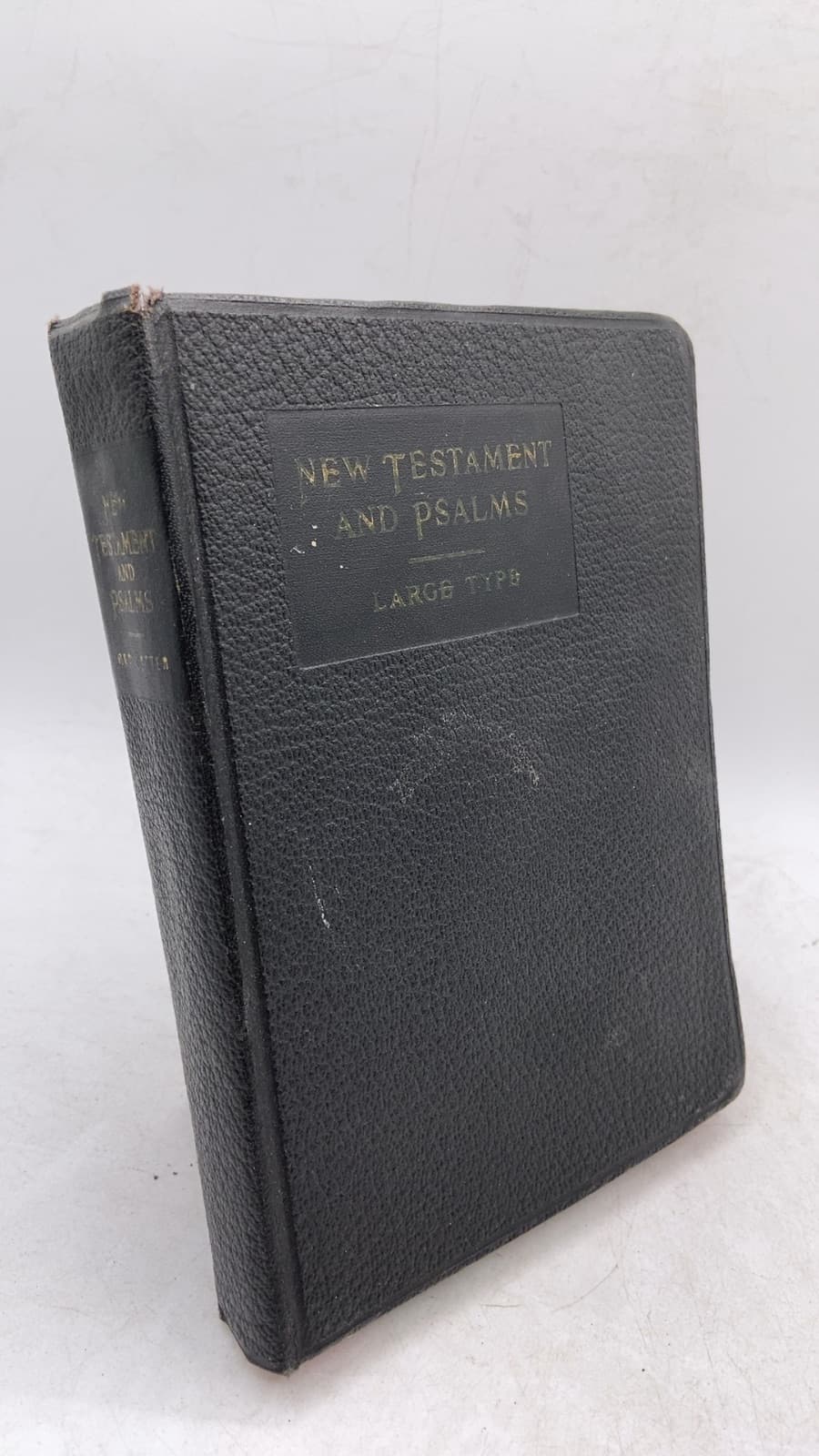 The New Testament and Book of Psalms - front cover