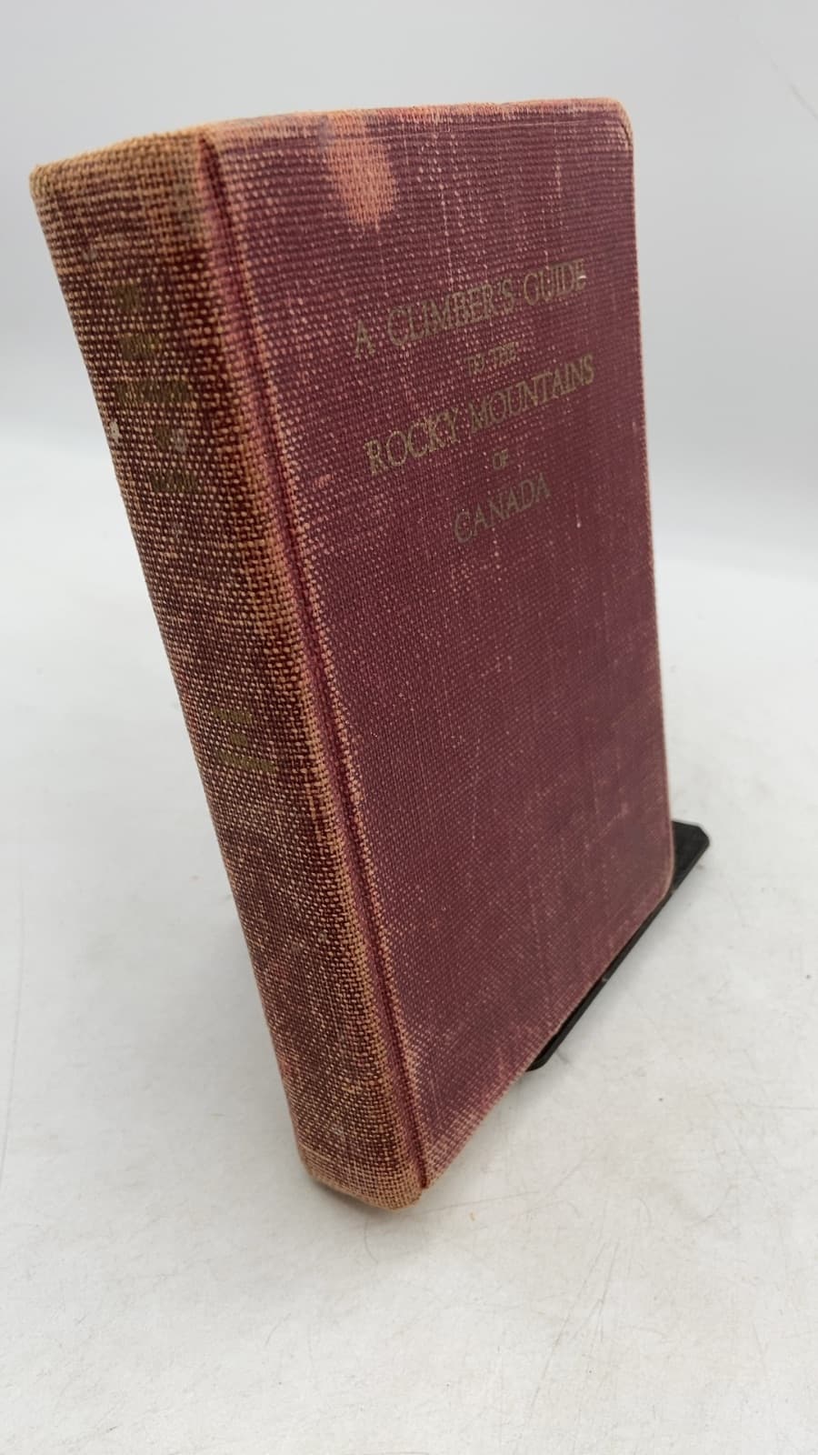 A Climber's Guide to the Rocky Mountains of Canada by Howard Palmer and J. Monroe Thorington - front cover