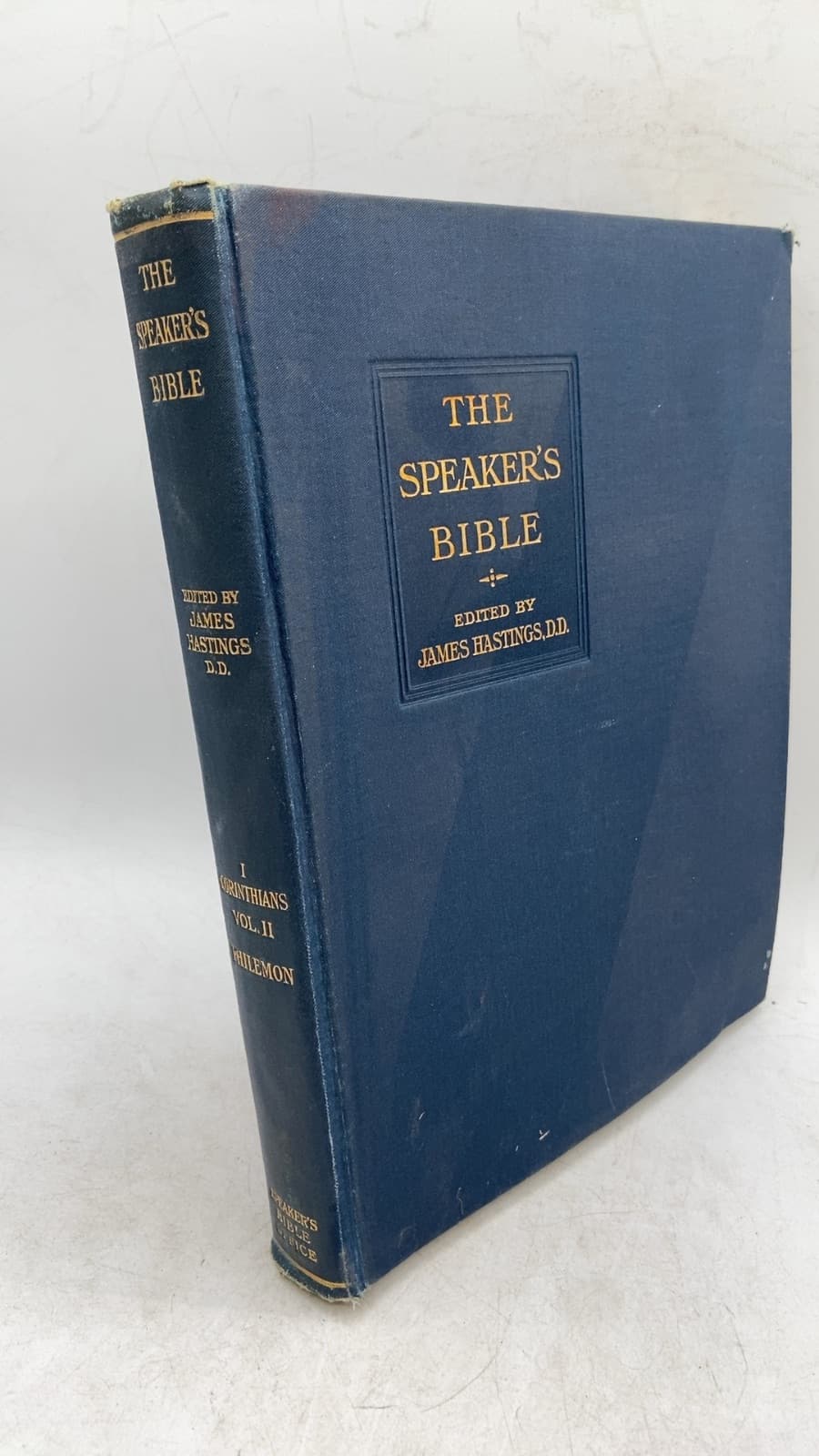 The Speaker's Bible: The First Epistle to the Corinthians Volume II, The Epistle to Philemon by James Hastings, D.D. - front cover