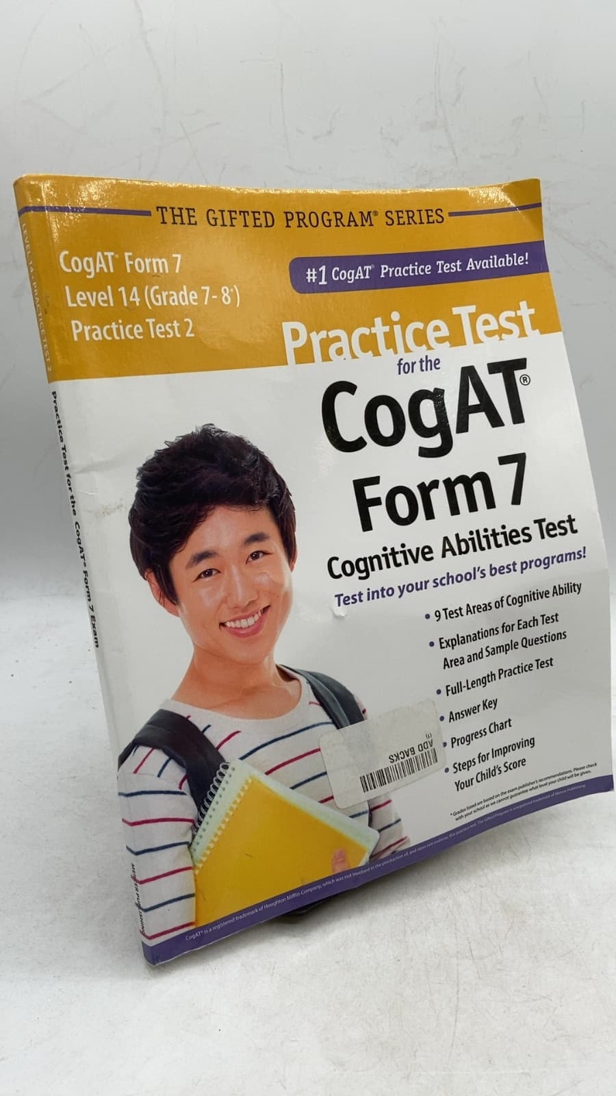 Practice Test for the CogAT Form 7 - front cover