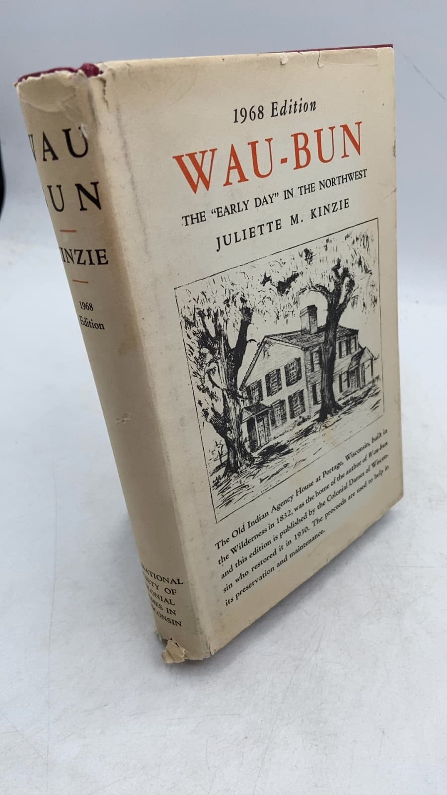Wau-Bun: The Early Day in the Northwest by Mrs. John H. Kinzie - front cover