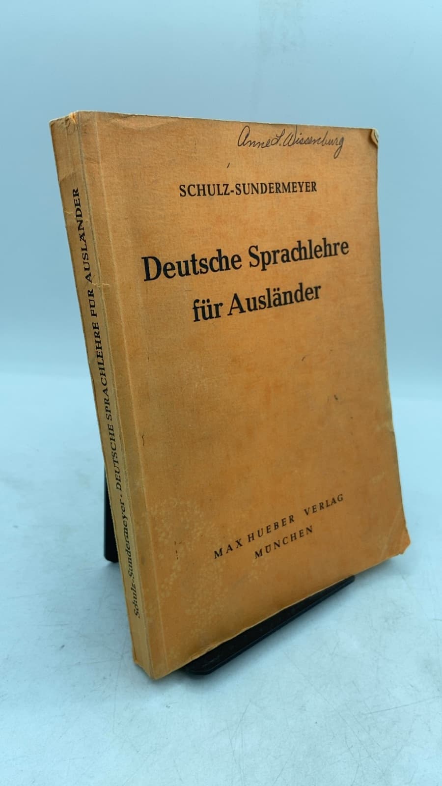 Deutsche Sprachlehre für Ausländer by Heinz Schulz and Wilhelm Sundermeyer - front cover