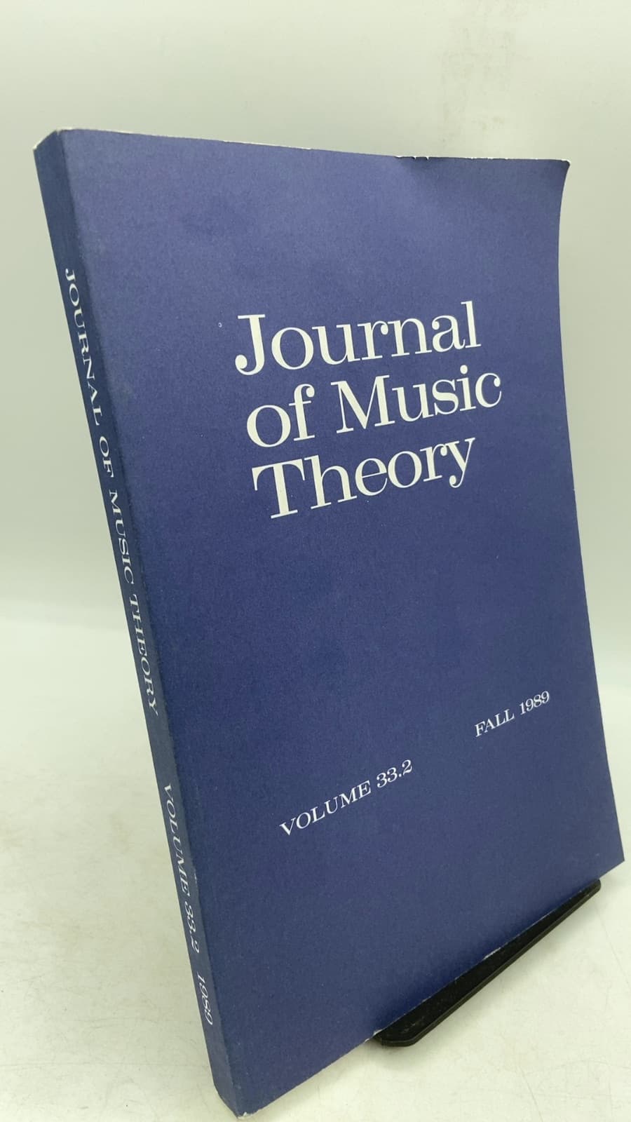 Journal of Music Theory, Fall 1989, Volume 33.2 by Christopher Hasty (Editor) - front cover