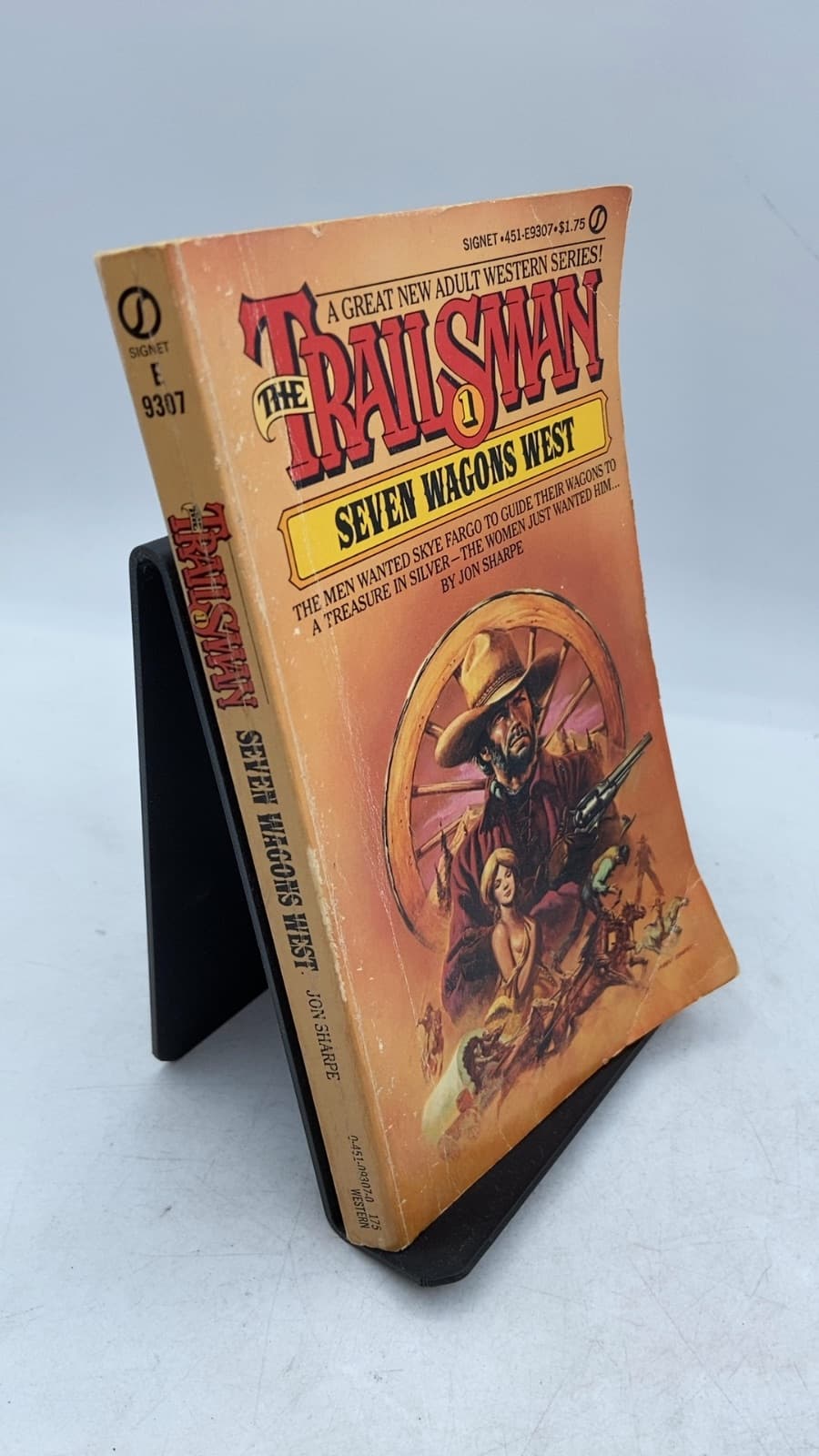 Seven Wagons West by Jon Sharpe - front cover