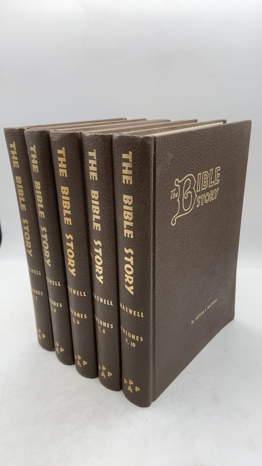 10 volume set! The Bible Story by Arthur S. Maxwell - front cover