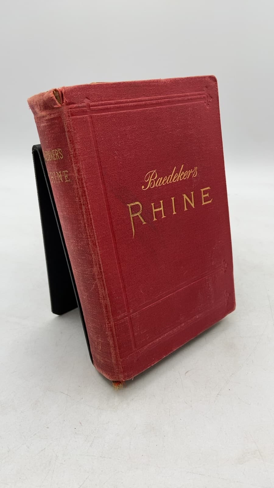 The Rhine including The Black Forest & The Vosges: Handbook for Travellers by Karl Baedeker - front cover