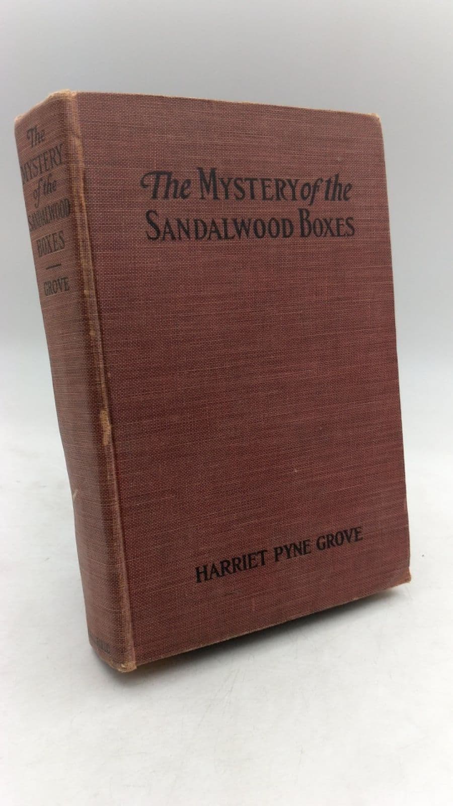 The Mystery of the Sandalwood Boxes by Harriet Pyne Grove - front cover