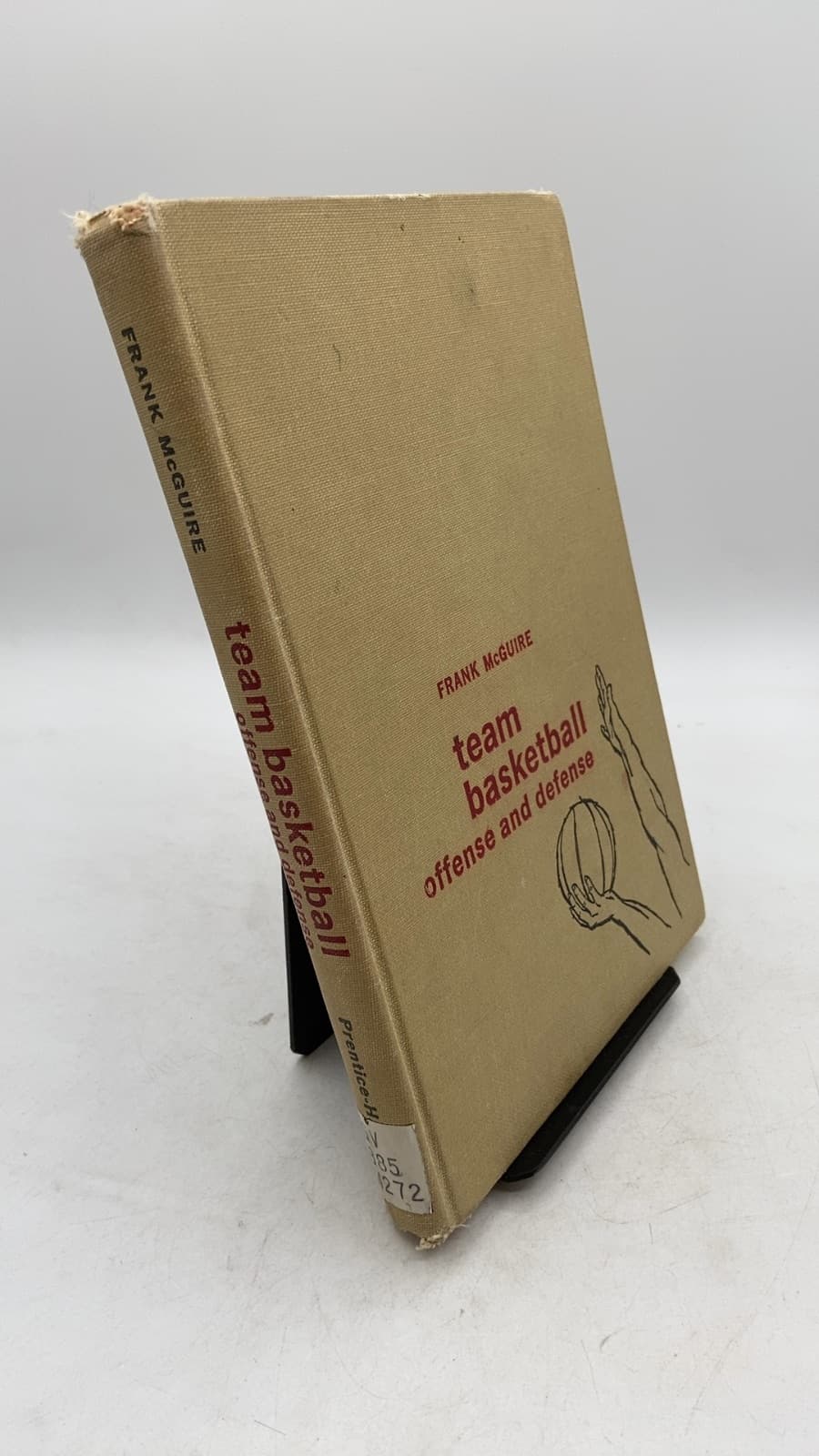 team basketball offense and defense by Frank McGuire - front cover