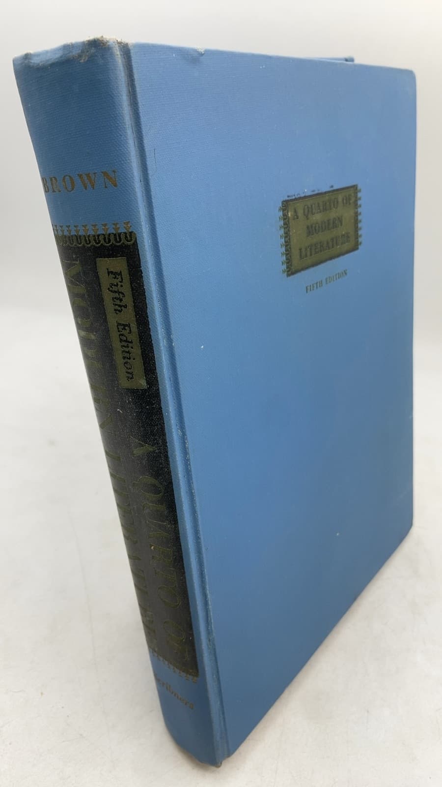 A Quarto of Modern Literature by Leonard Brown - front cover