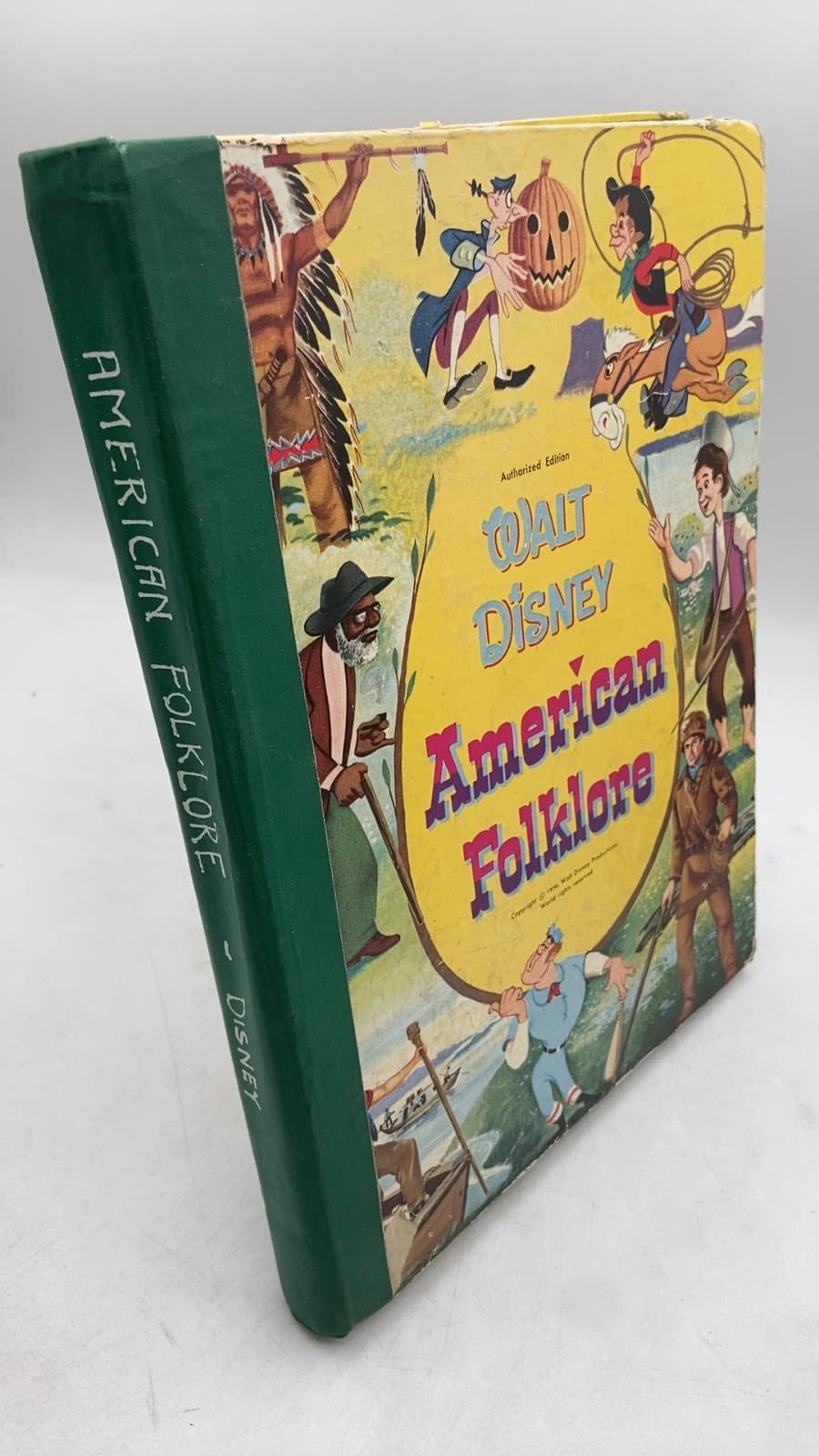 Walt Disney American Folklore by Betty Ren Wright - front cover