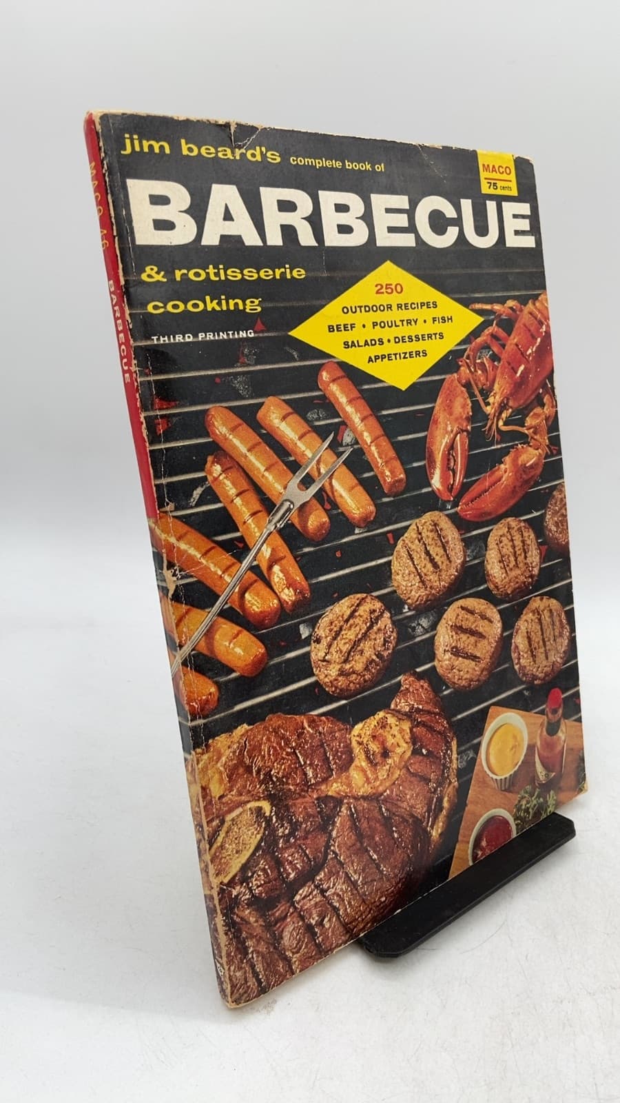 jim beard's complete book of BARBECUE & rotisserie cooking by Jim Beard - front cover
