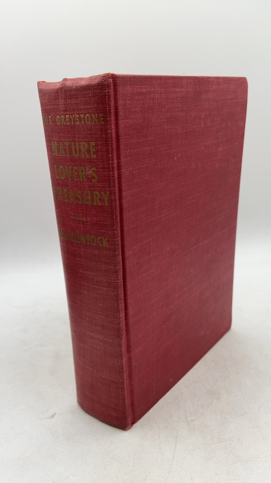 Nature Lover's Treasury by Marshall McClintock - front cover