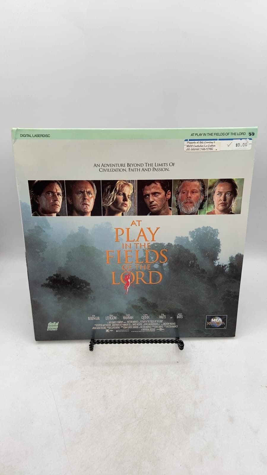 At Play in the Fields of the Lord by Peter Matthiessen (Novel), Hector Babenco (Director) - front cover