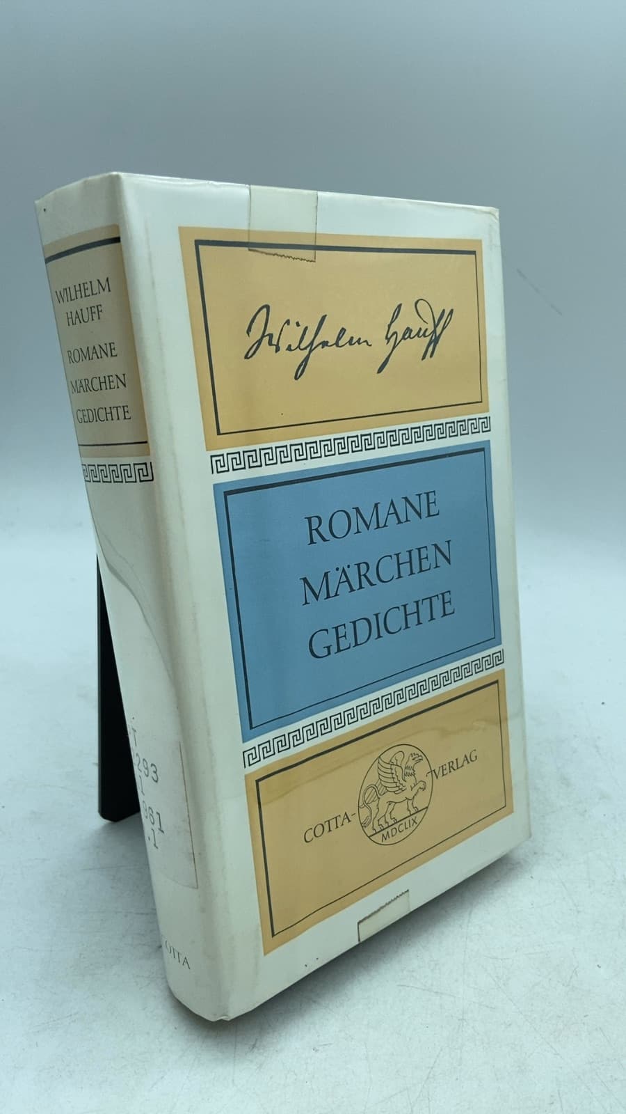 Romane Märchen Gedichte by Wilhelm Hauff - front cover