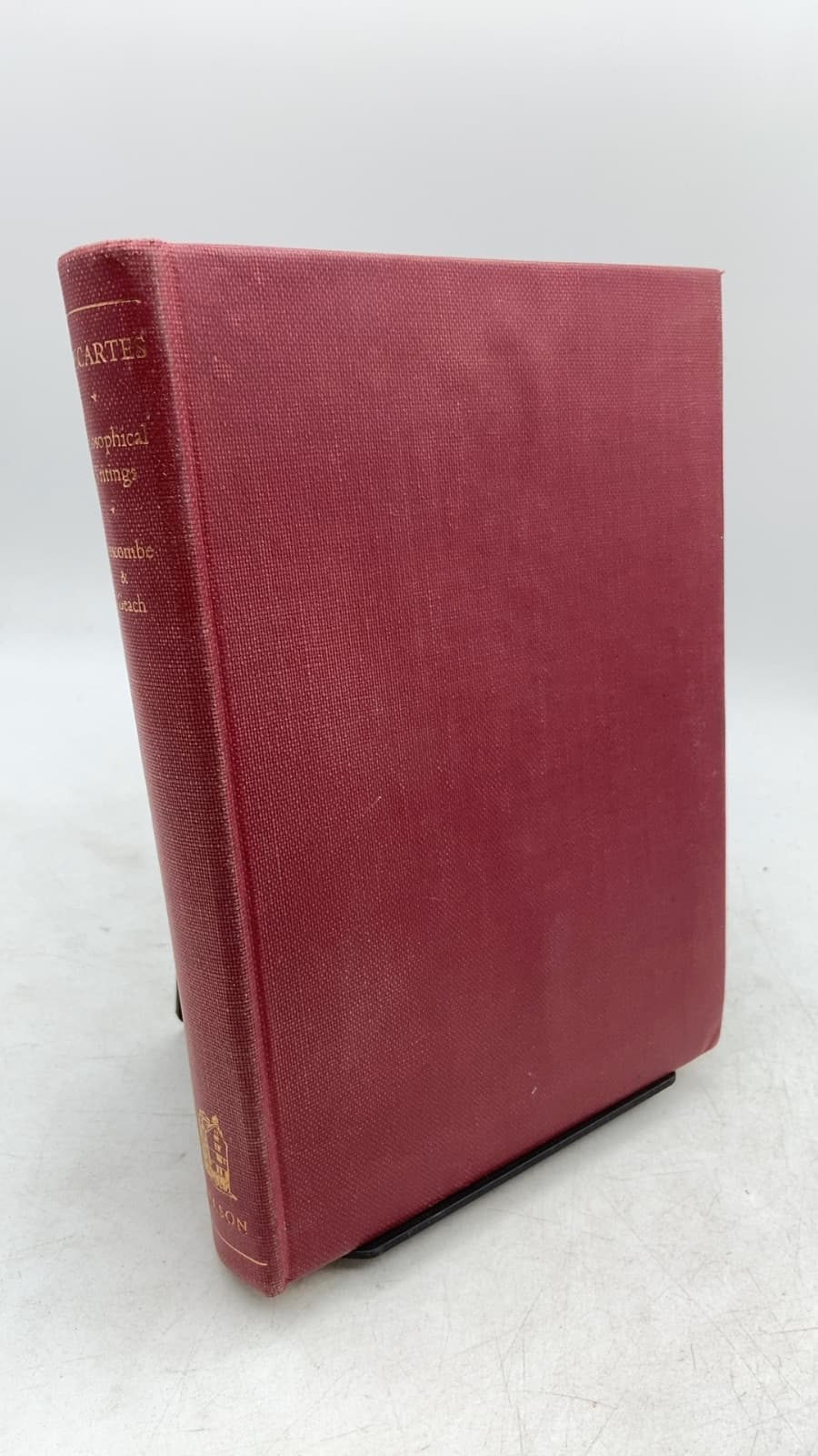 Descartes: Philosophical Writings by Elizabeth Anscombe and Peter Thomas Geach - front cover