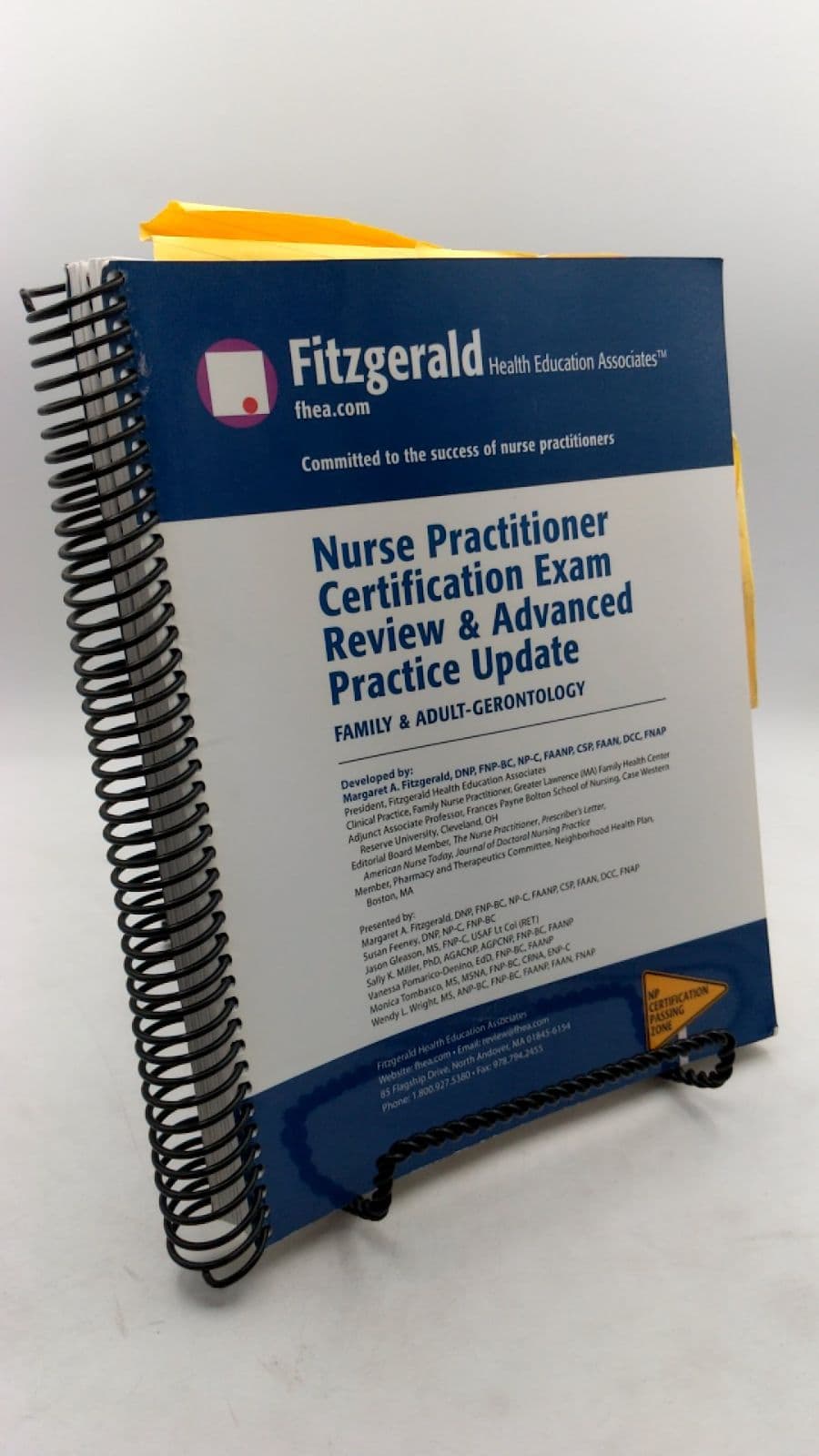 Nurse Practitioner Certification Exam Review & Advanced Practice Update: Family & Adult-Gerontology by Margaret A. Fitzgerald, Dnp, FNP-Bc, NP-C, Faanp, Csp, Faan, Dcc, Fnap - front cover