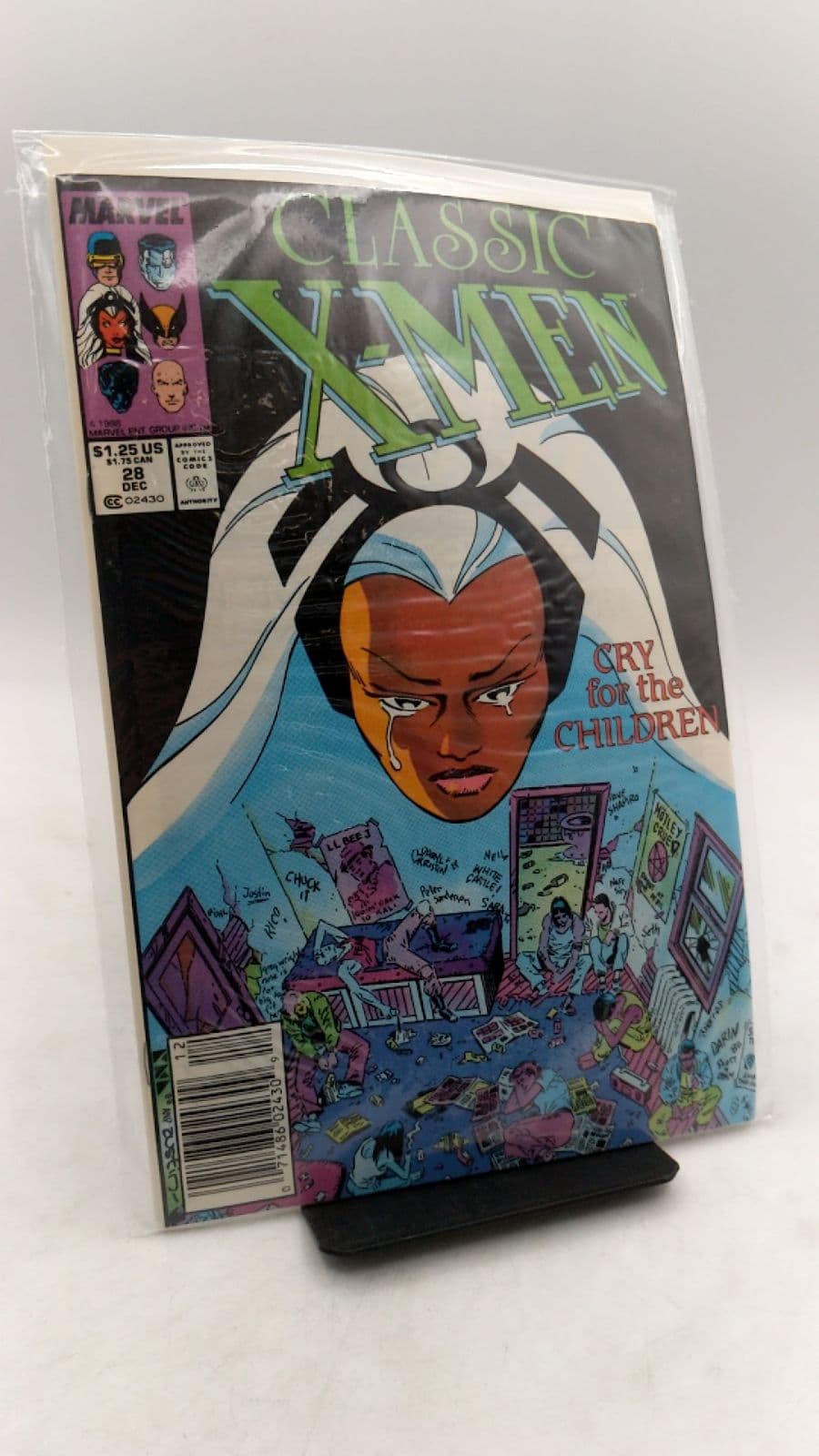 Classic X-Men #28: Cry for the Children - front cover