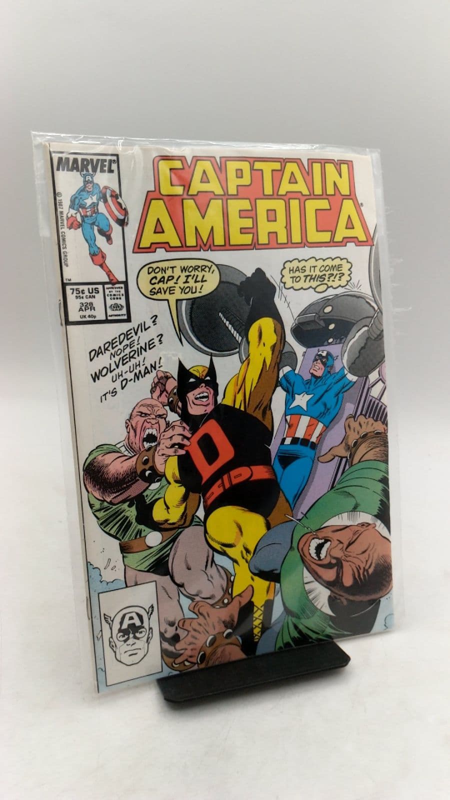 Captain America #328 - front cover