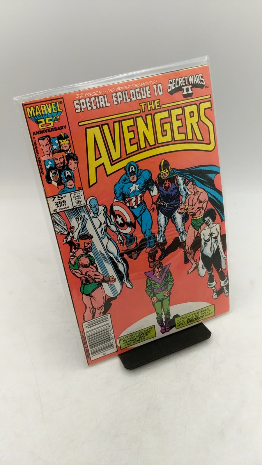 The Avengers #266: Special Epilogue to Secret Wars II - front cover