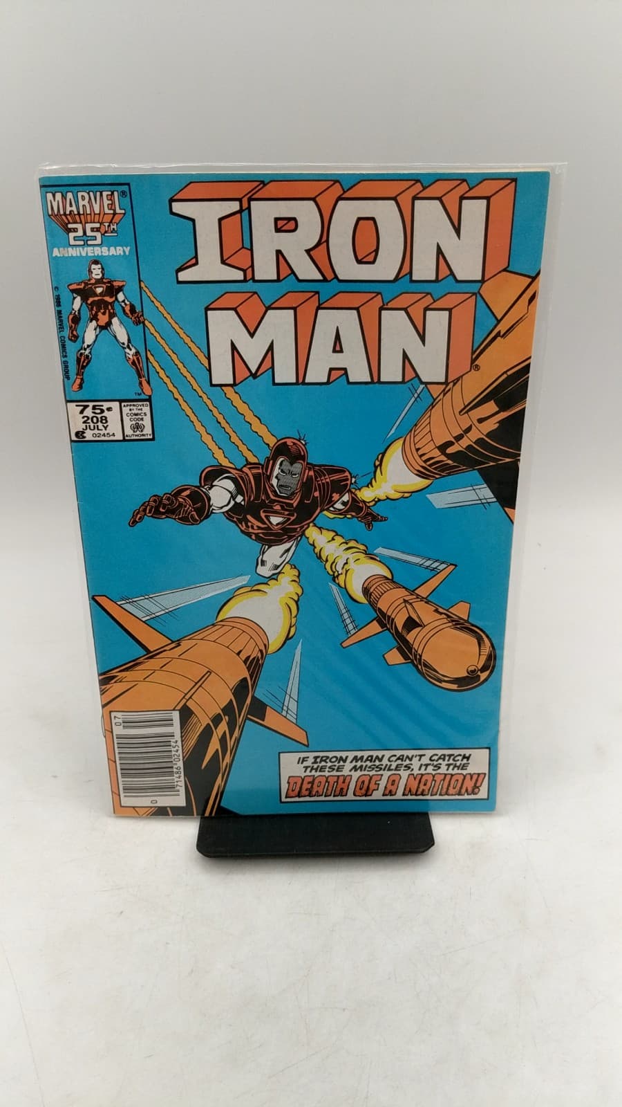 Iron Man #208 - front cover