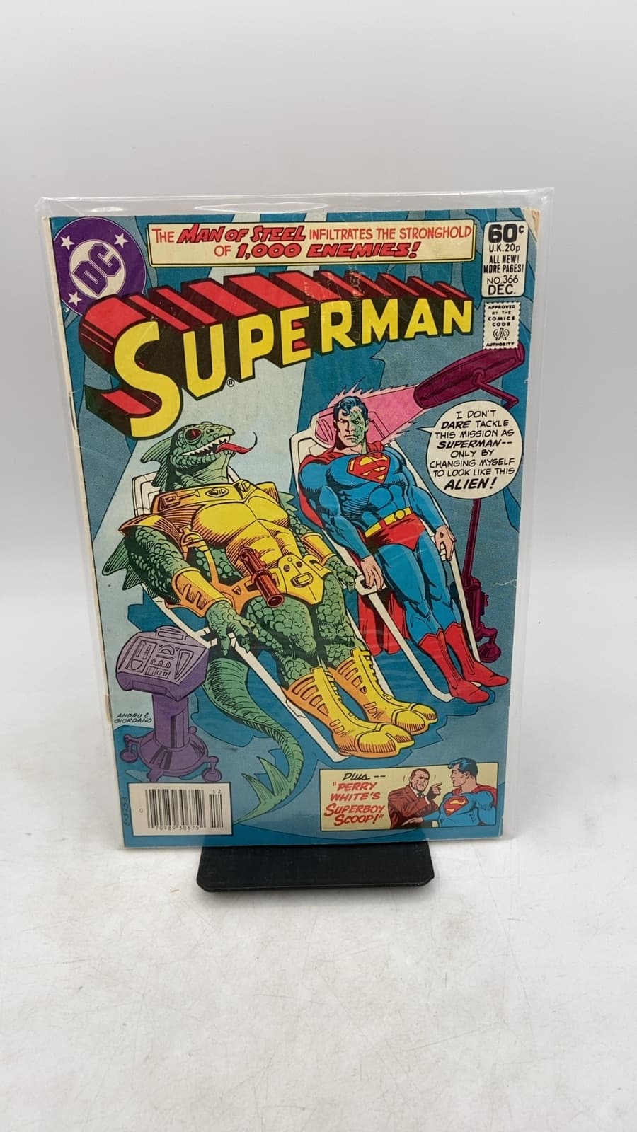 Superman No. 366 by Andru & Giordano - front cover