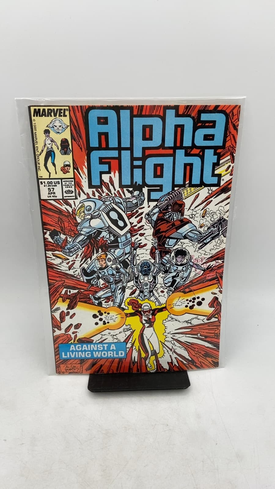 Alpha Flight #57: Against a Living World - front cover