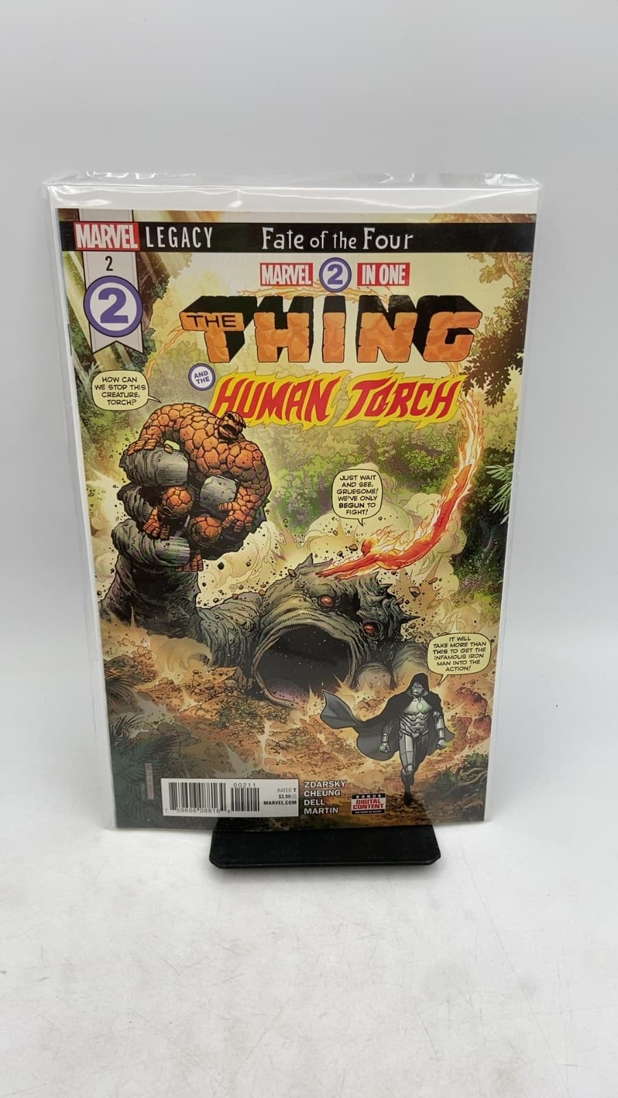 Marvel 2 in One: The Thing and the Human Torch by Chip Zdarsky, Jim Cheung, John Dell, Laura Martin - front cover