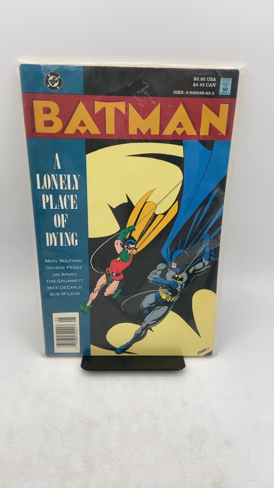 BATMAN: A Lonely Place of Dying by Marv Wolfman, George Pérez, Jim Aparo, Tom Grummett, Mike DeCarlo, Bob McLeod - front cover