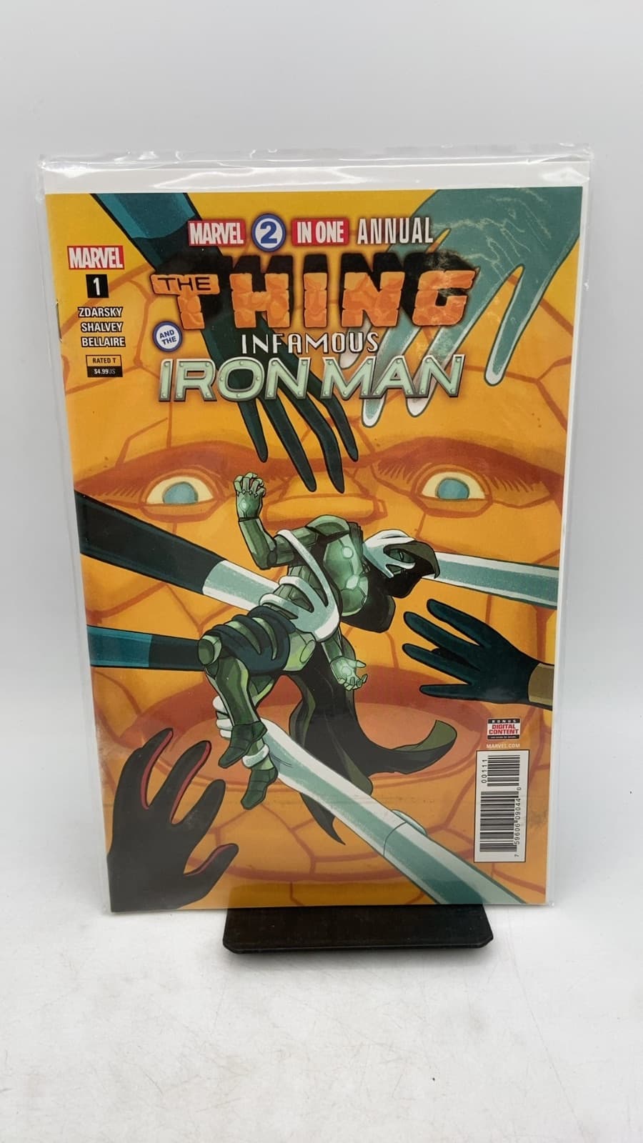 The Thing and the Infamous Iron Man by Zdarsky, Shalvey, Bellaire - front cover