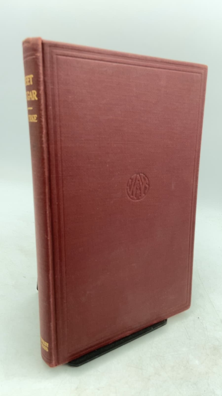 Condensed Description of the Manufacture of Beet Sugar by Franz Murke, Ph.D., A.M. - front cover