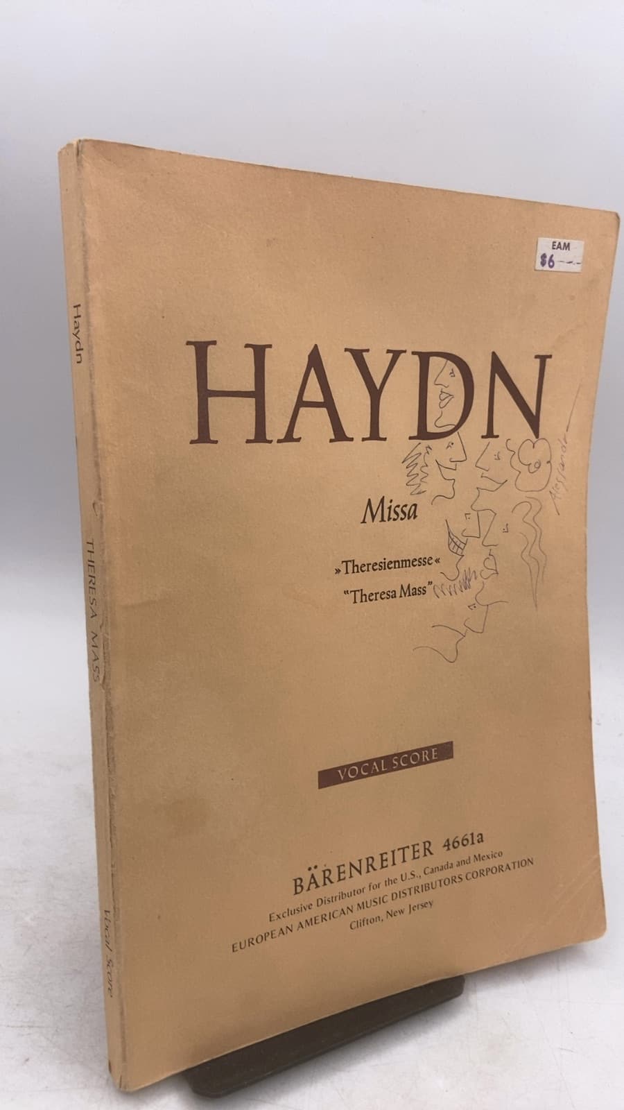 Missa "Theresienmesse" - "Theresa Mass" (Vocal Score) by Joseph Haydn - front cover