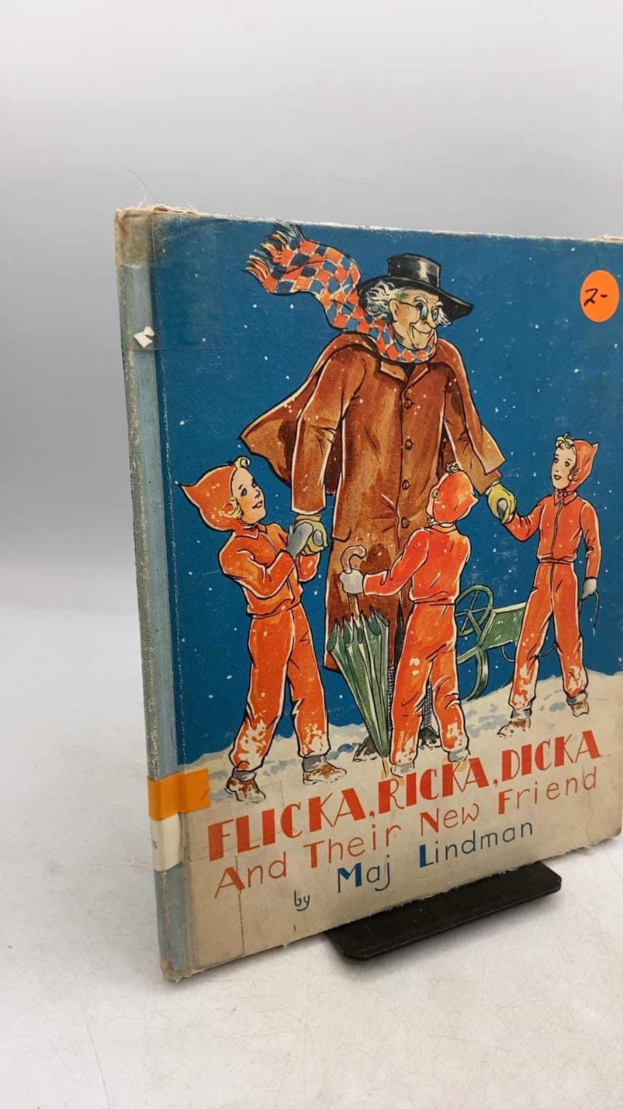 Flicka, Ricka, Dicka and Their New Friend by Maj Lindman - front cover