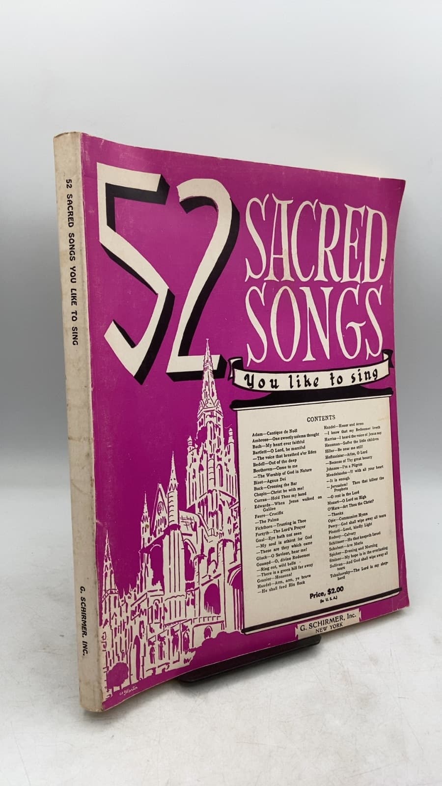 Fifty-Two Sacred Songs You Like to Sing - front cover