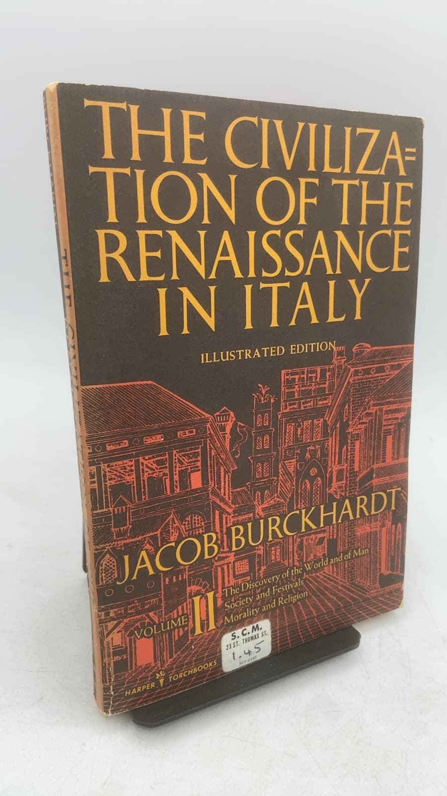 The Civilization of the Renaissance in Italy, Volume II by Jacob Burckhardt - front cover