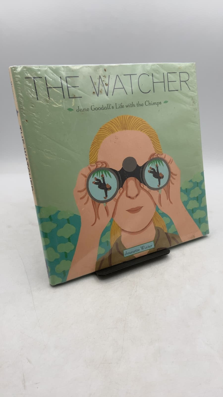 The Watcher: Jane Goodall's Life with the Chimps by Jeanette Winter - front cover