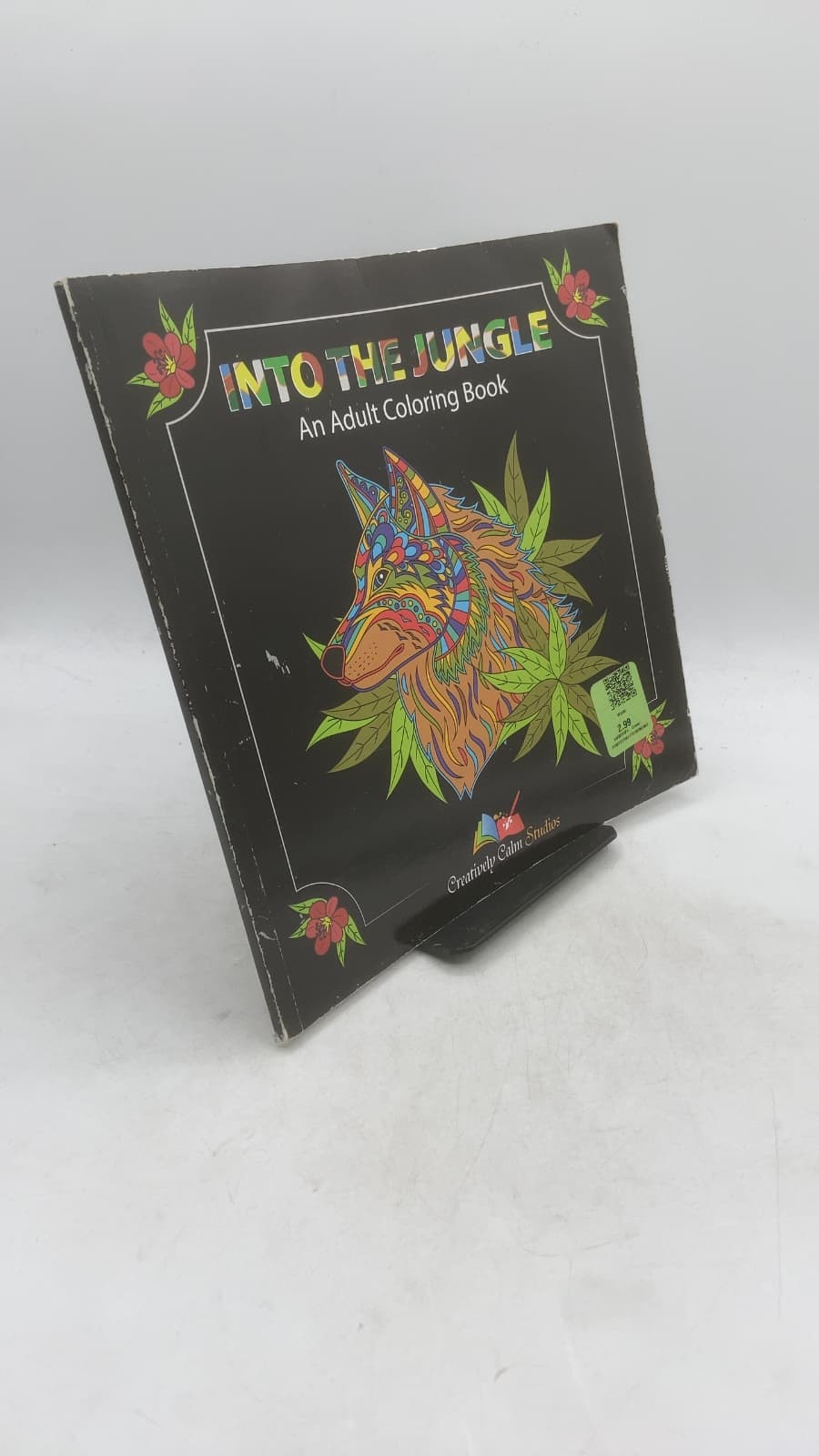 Into the Jungle: An Adult Coloring Book - front cover